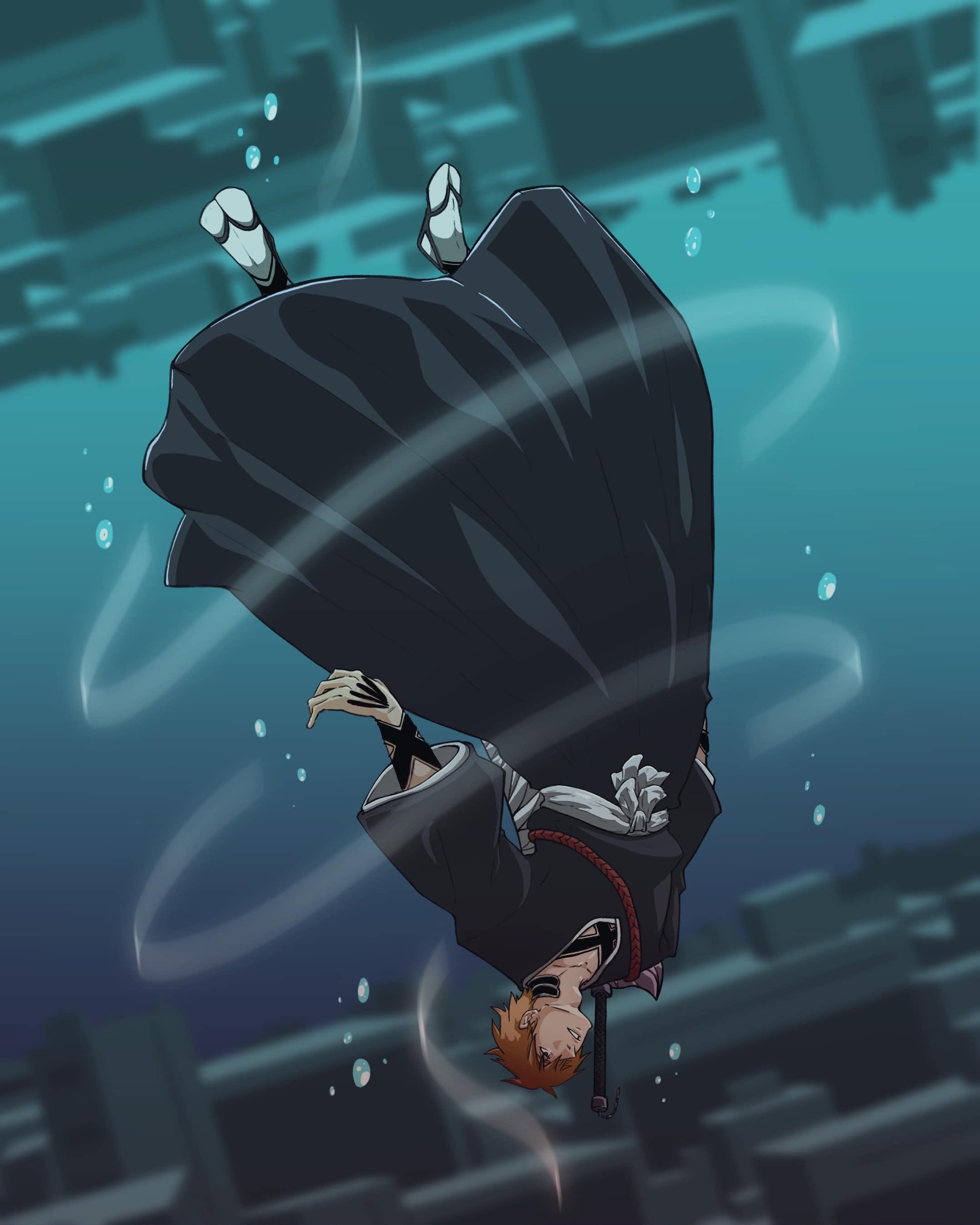 Blue Descent artwork crop by Callum Steed