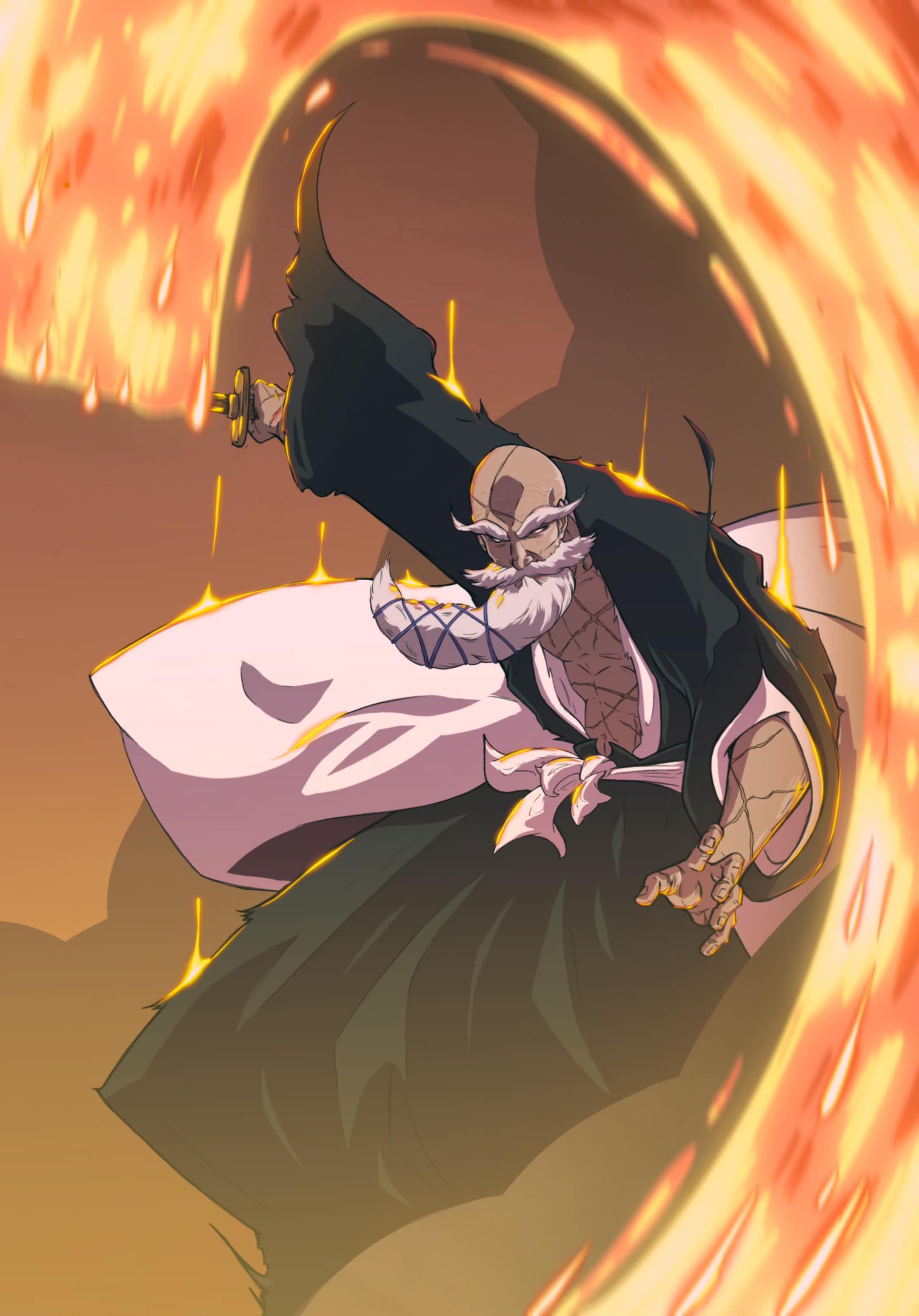 Flame Arc artwork crop by Callum Steed
